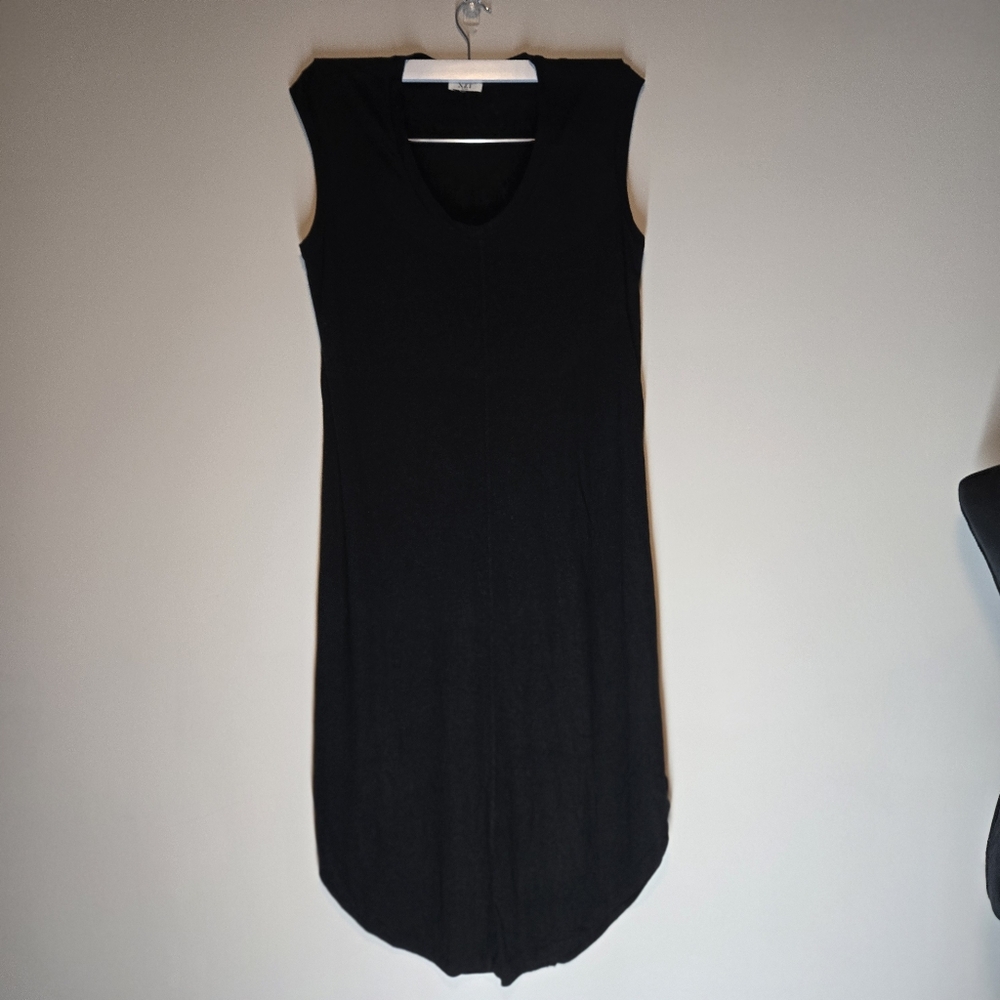 NIC+ZOE Black Sleeveless V-Neck Maxi Dress